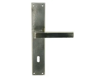LATUS MG2031 - Bronze door handle on back plate by Fama International - view 2